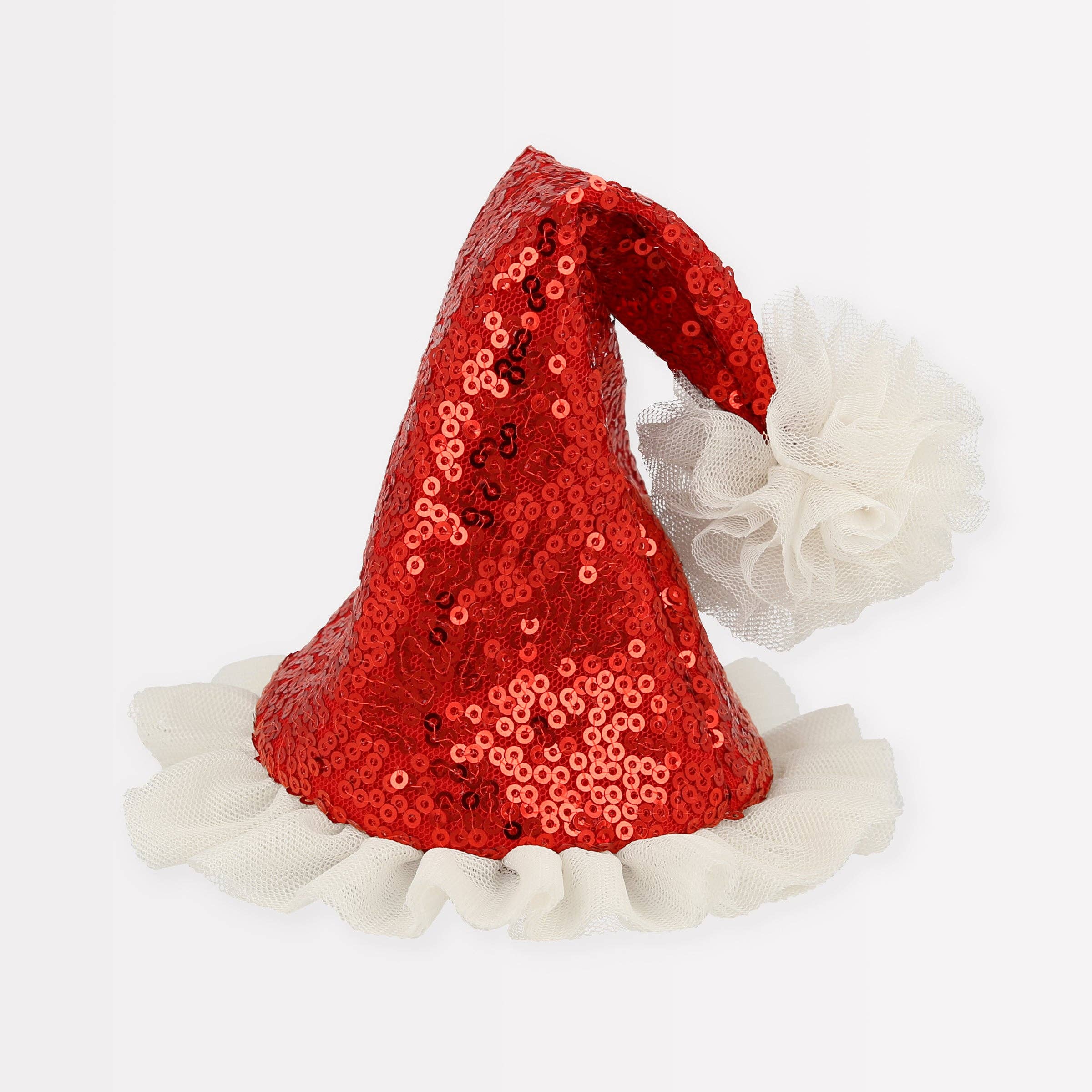 Meri Meri – wholesale Hair clip – Child – Sequin Santa Hat Hair Clip0