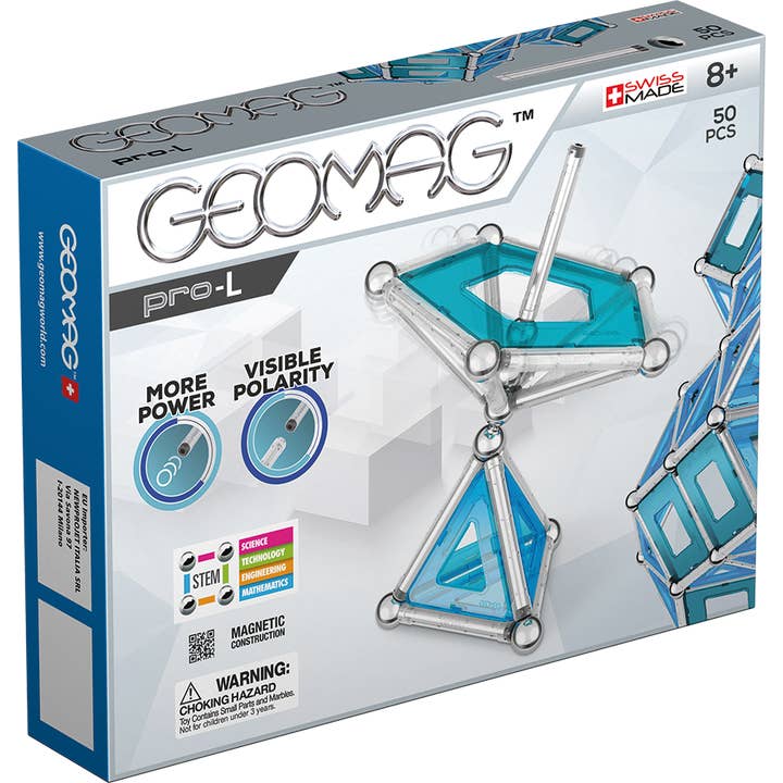 Geomag™ PRO-L Advanced Building 50 Piece STEM Playset for wholesale by GEOMAGWORLD USA