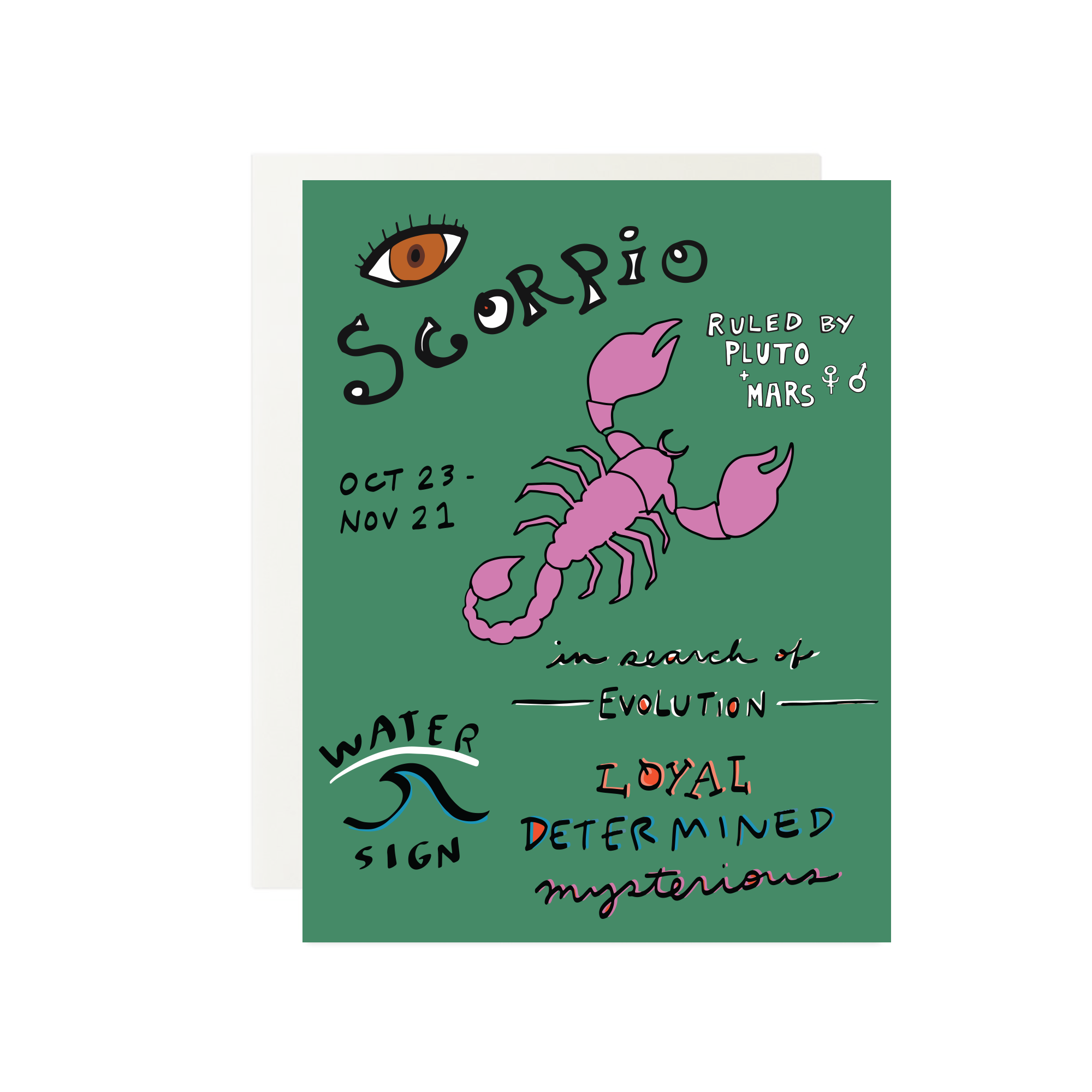 Infinite Spirit - Wholesale Everyday Greeting Card - Astrology Collection Scorpio Card2