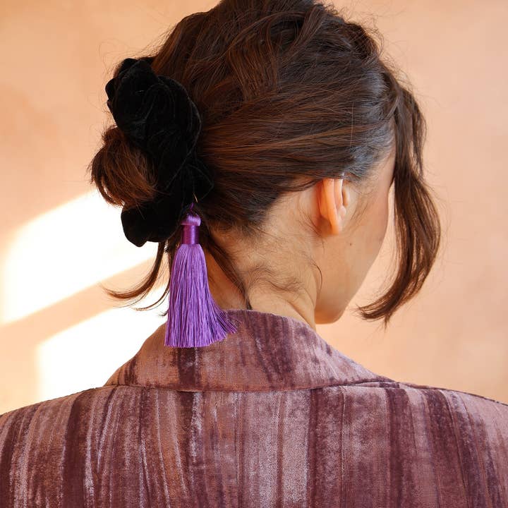 SCRUNCHIE À FRANGES GALERIE pour la vente par Epona Valley