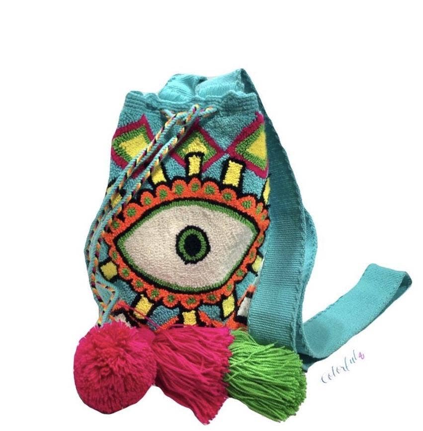 Colorful 4U - Wholesale Crossbody Bag - Women's - Evil Eye Bohemian Bag | Boho Bag for summer11