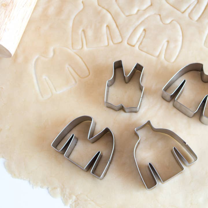 Fox Run Brands - Wholesale Biscuit cutter - Fox Run Ugly Christmas Sweater Cookie Cutter Set, 4-Piece,3"1