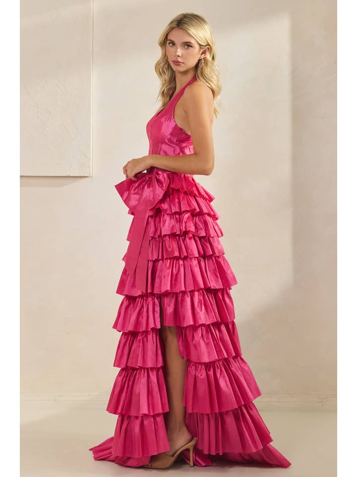 ROZE Lintpunt kangkong jurk S#4618 voor groothandel op Faire2