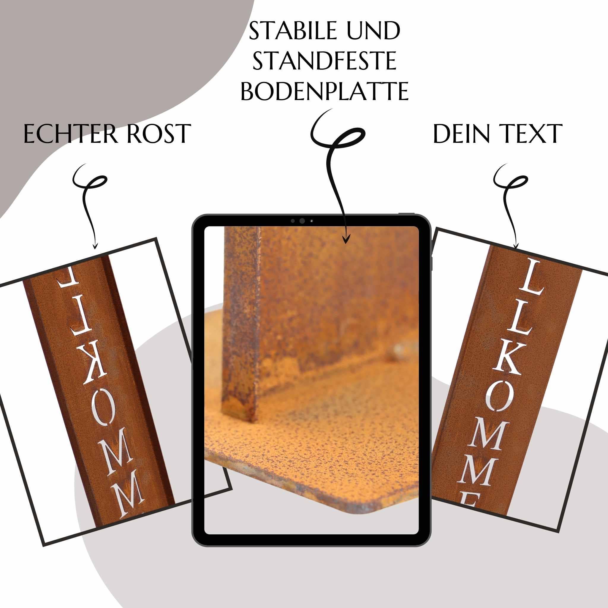 Rostikal – wholesale Sign – Personalized decoration with your own name6