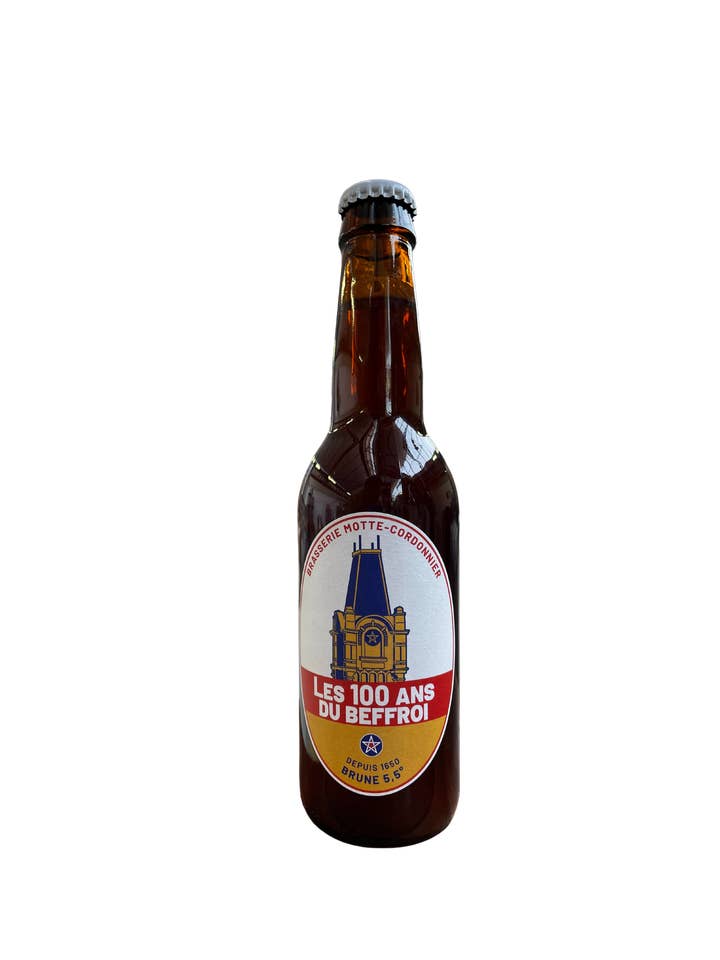 100 YEARS OF THE BELFRY BEER - Brown for wholesale by Motte-Cordonnier
