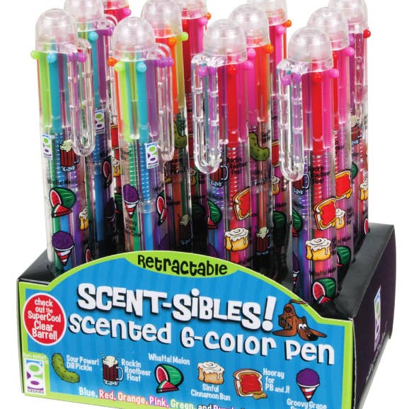 Wholesale Scent-sibles Scented 6-color Pen 12/dsp for your store