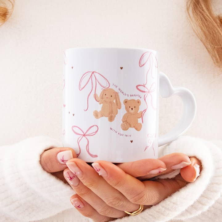 The Worlds Brighter With You In It Mug for wholesale by TreatBox