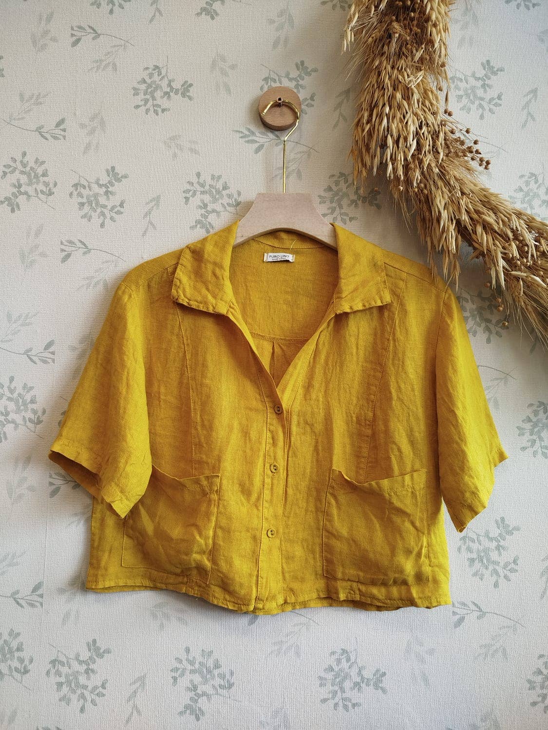 Linos y Textiles - Wholesale Button Down Shirt - Women's - REF:04014  100% linen shirt7