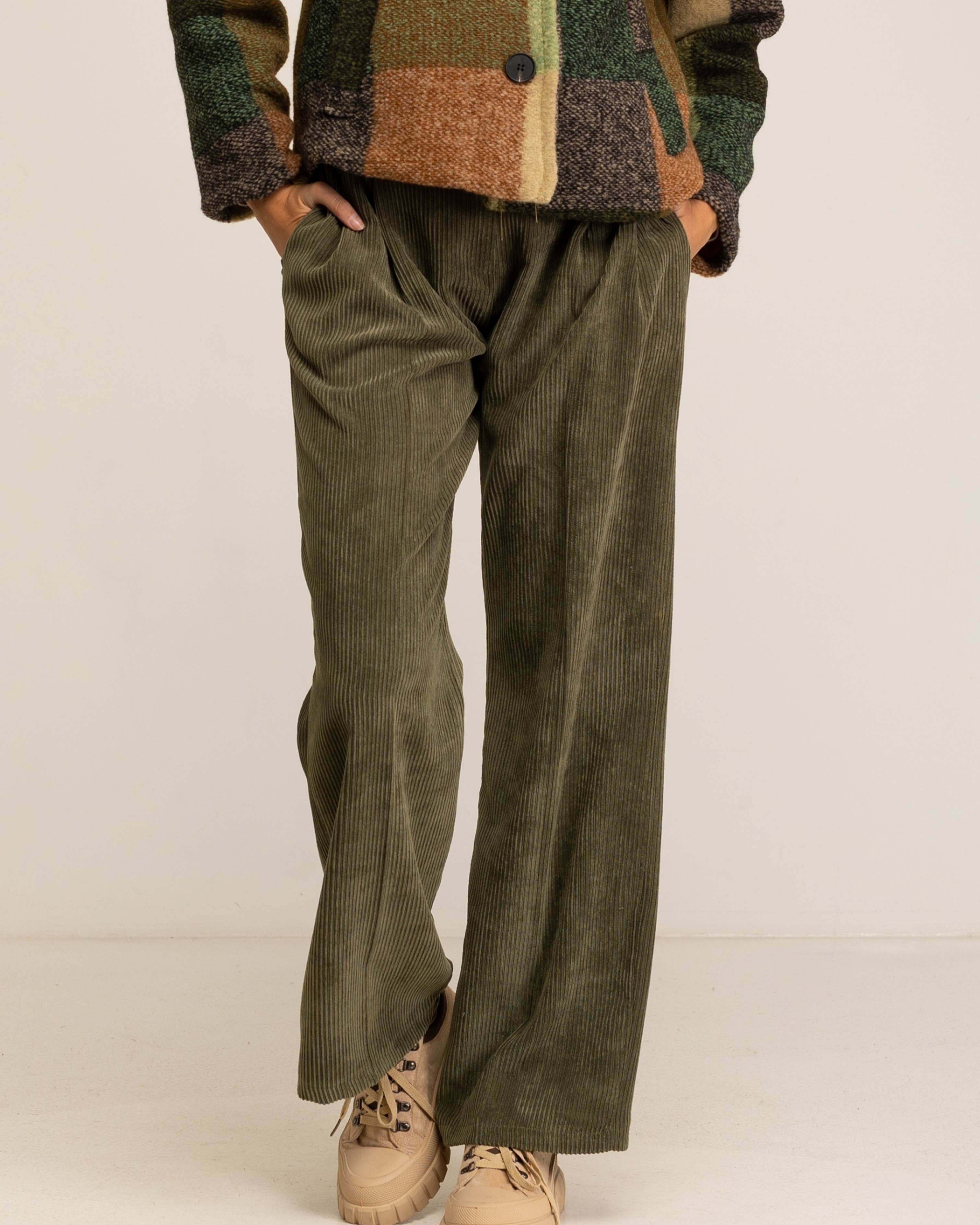 Tantra - Vendita all'ingrosso Pantalone - Donna - Pantaloni dritti in corduroy spesso7