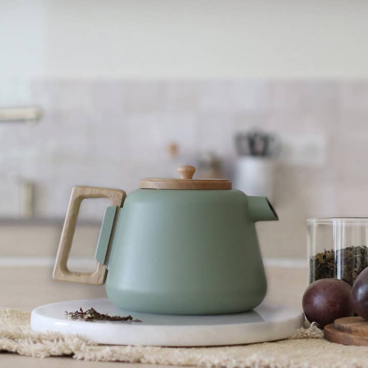 Ogo living - Wholesale Tea Pot - 1000ml almond cast iron viggo teapot