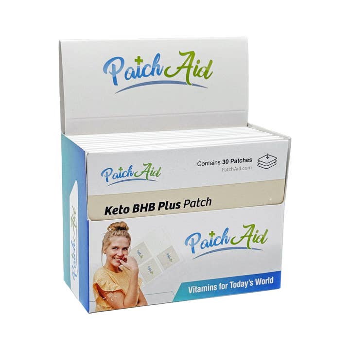 PatchAid - Wholesale Oral Supplement/Vitamin - Keto BHB Plus Patch - Ketosis Support & Weight Management