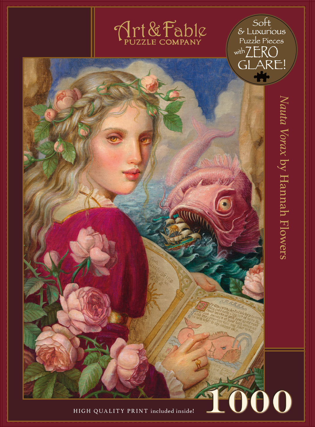 Art & Fable Puzzle Company, LLC - Wholesale Puzzle – Adult - New! Nauta Vorax; 1000-pc Velvet-Touch Jigsaw Puzzle4