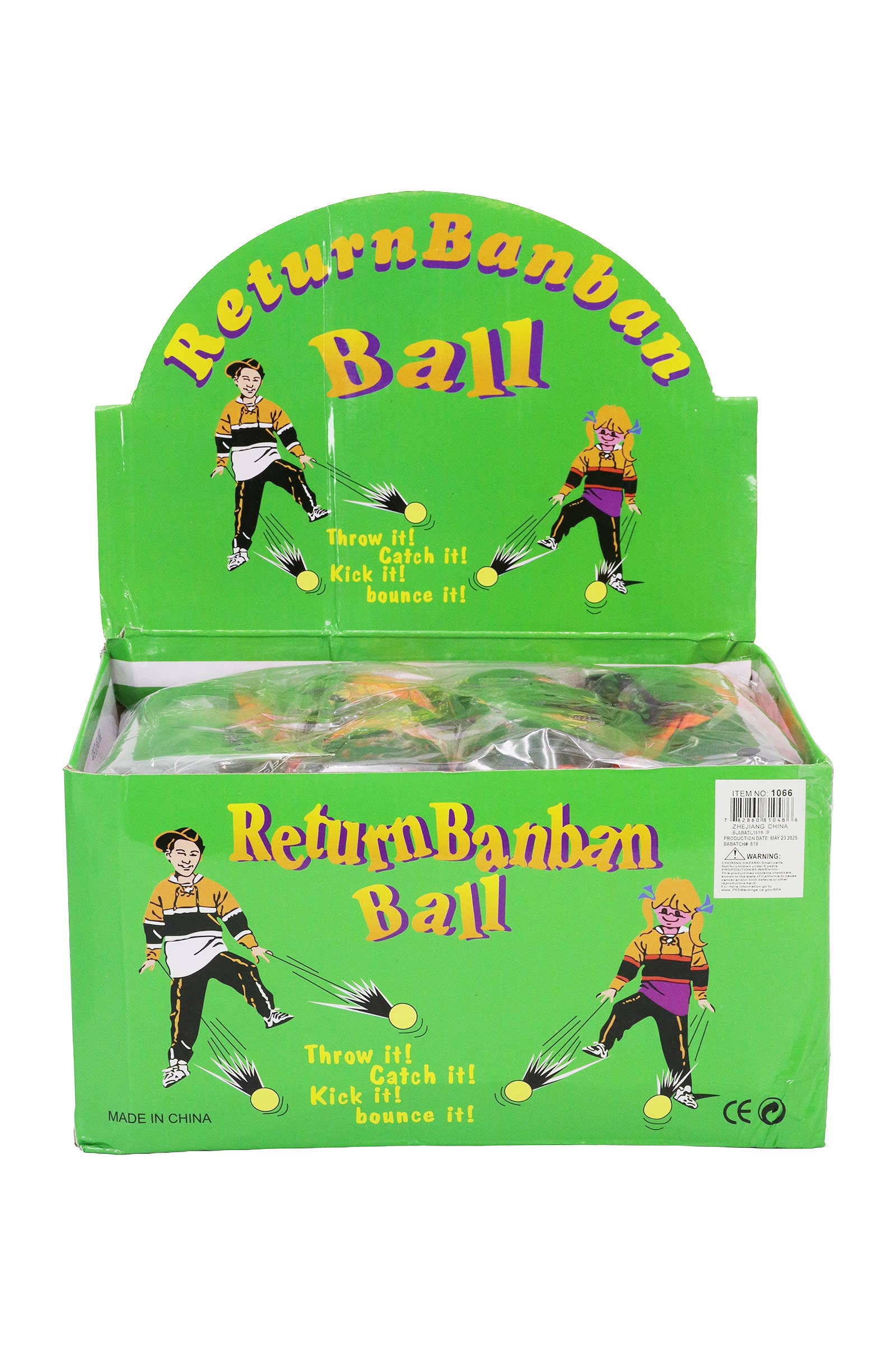 Basketball Throw Back Sports Bouncy Return Ball for wholesale on Faire2