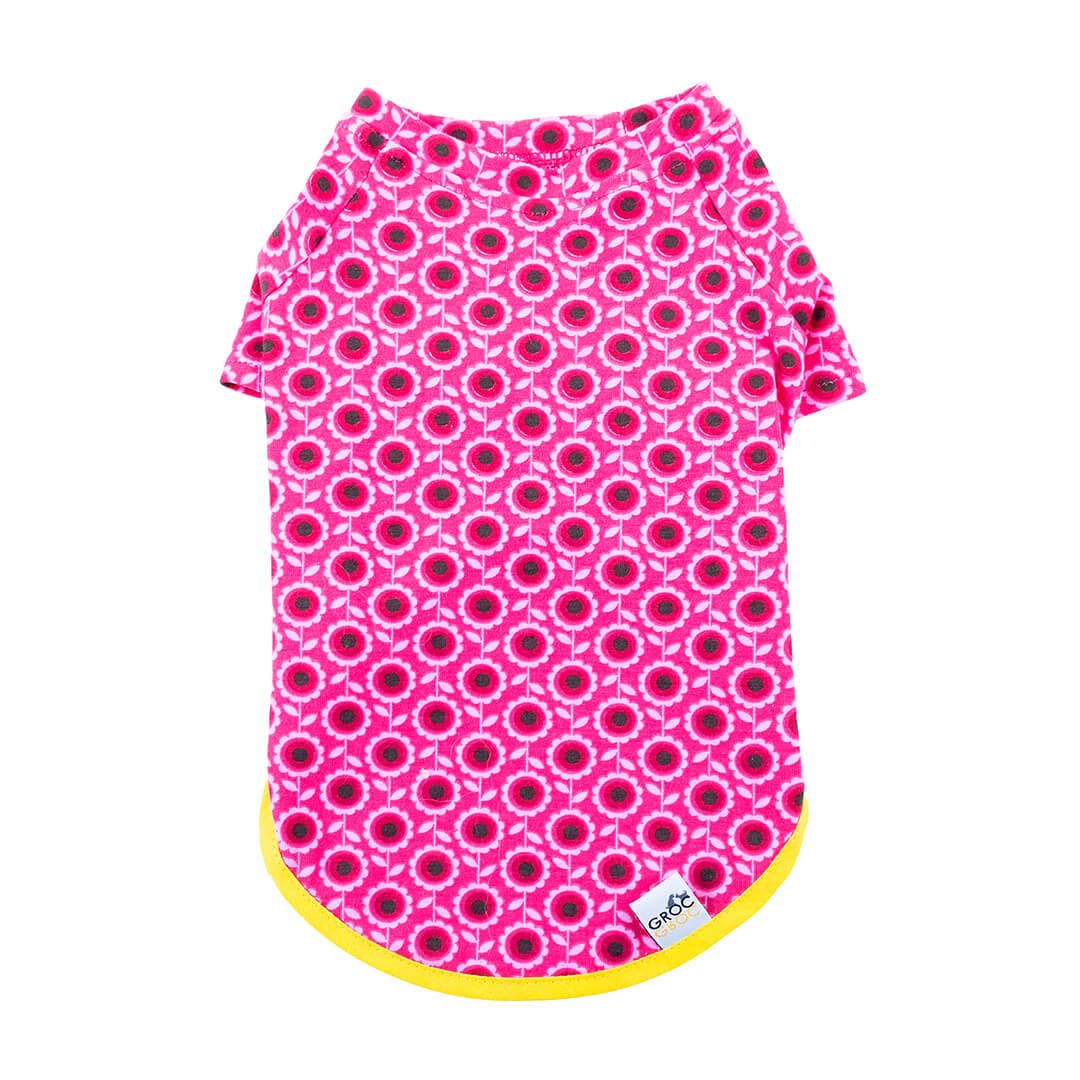 Groc Groc - Wholesale Pet Shirt - Dog - Groc Groc Nun Flores Dog T-Shirt5