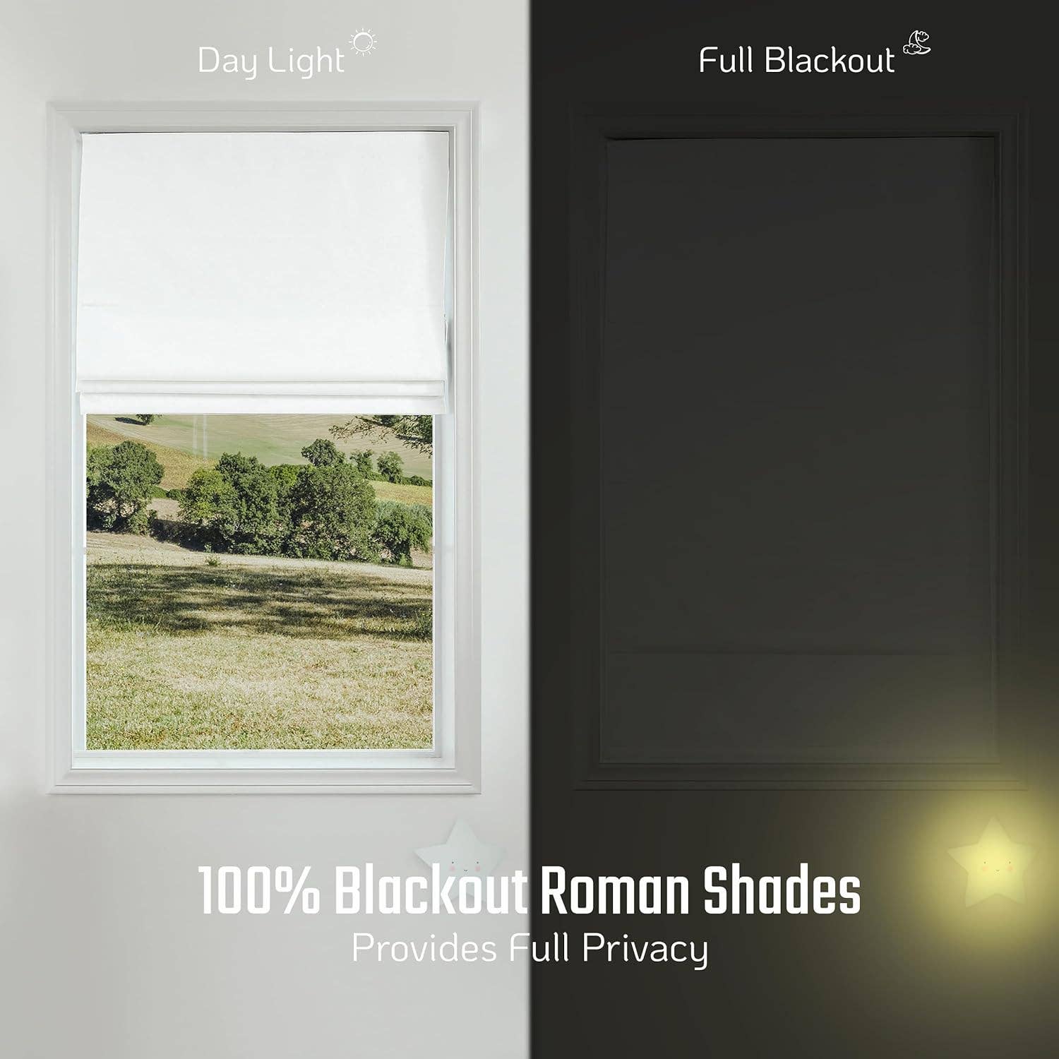 Shadisfy - Vente Stores - Abat-jour romain à double couche Monet Day and Night3