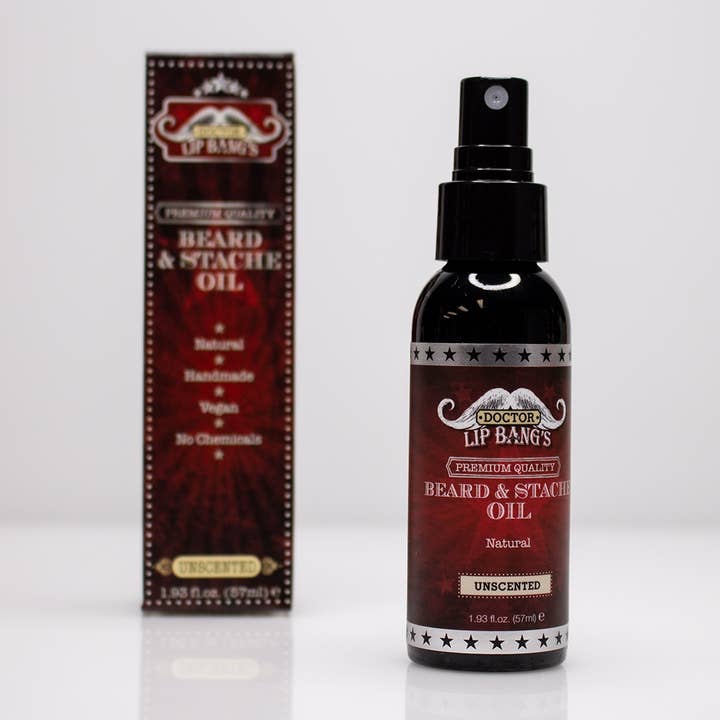 Sin perfume - Aceite vegano para barba y bigote para venta al por mayor de Doctor Lip Bang's