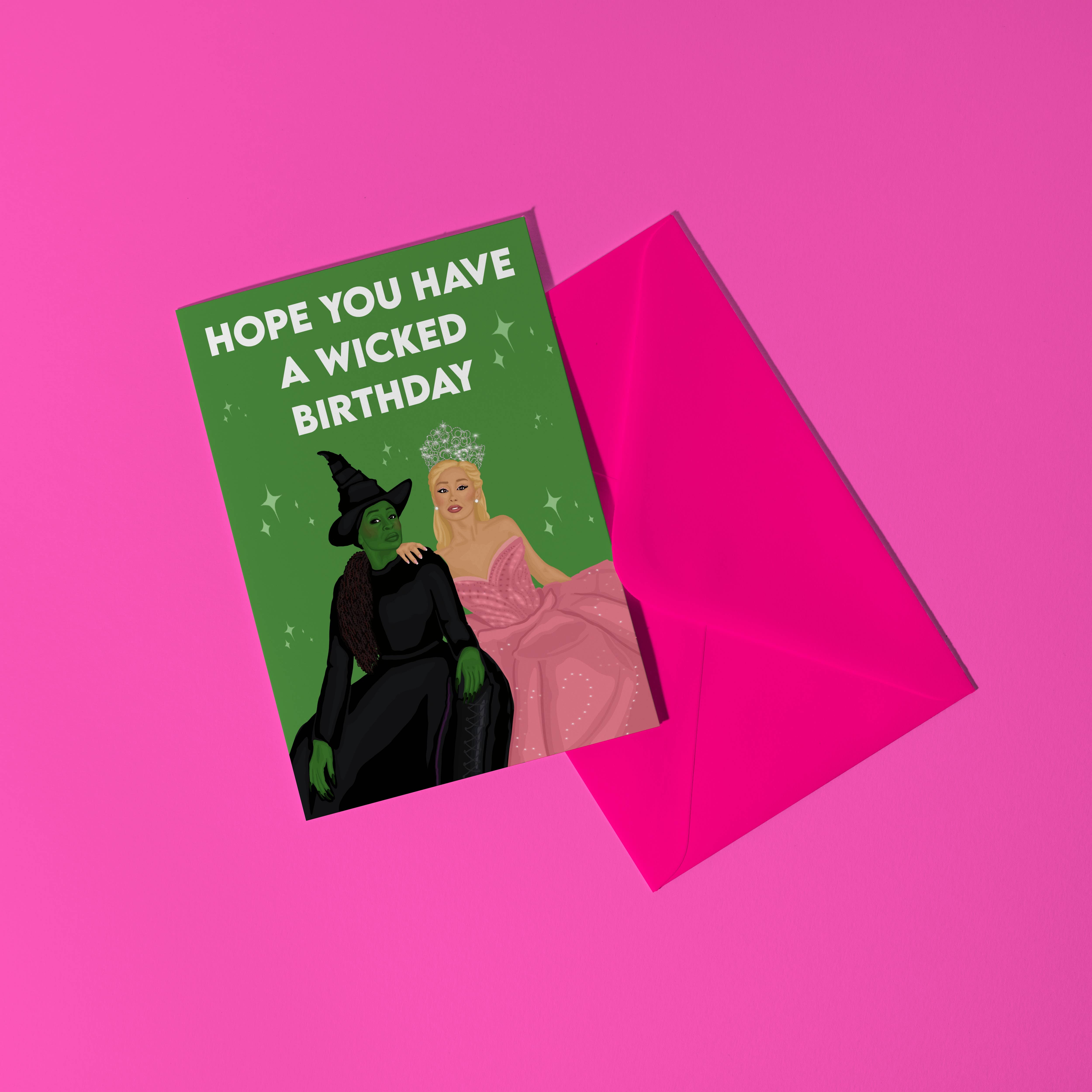 by Rosybum - Wholesale Birthday Card - Hope Your Birthday is Wicked - Wicked the Musical Card1