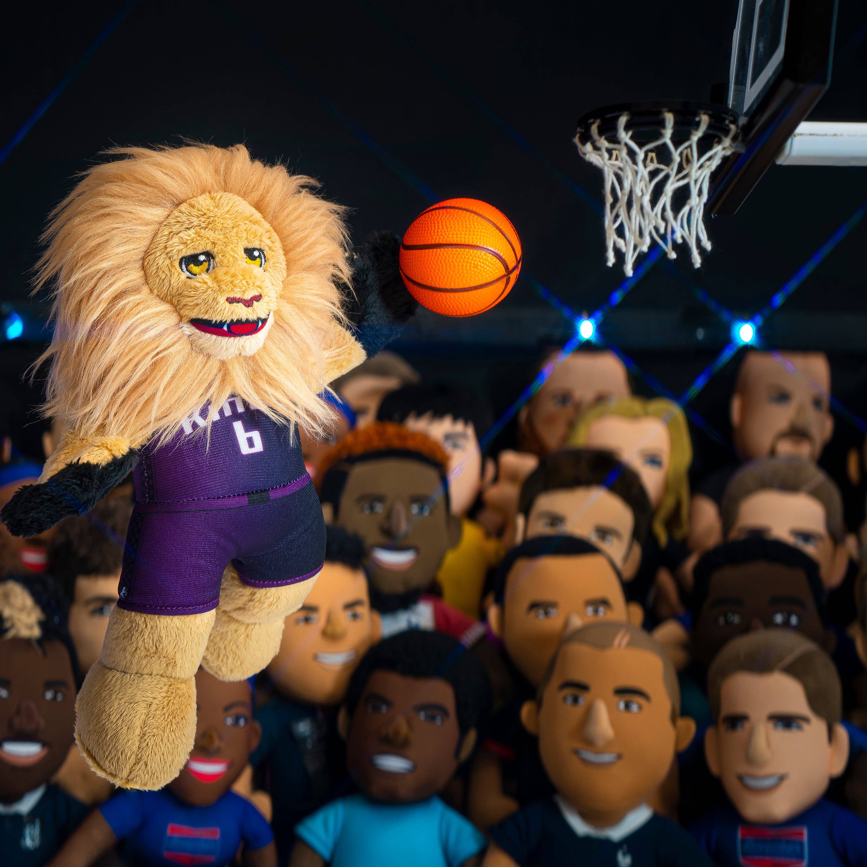 Uncanny Brands - Wholesale Stuffed/Plush Toy - Kids & Baby - Bleacher Creatures Sacramento Kings Slamson 10" Mascot Plush Figure (Statement Uniform)5