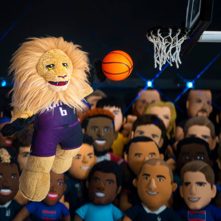 Uncanny Brands - Wholesale Stuffed/Plush Toy - Kids & Baby - Bleacher Creatures Sacramento Kings Slamson 10" Mascot Plush Figure (Statement Uniform)5