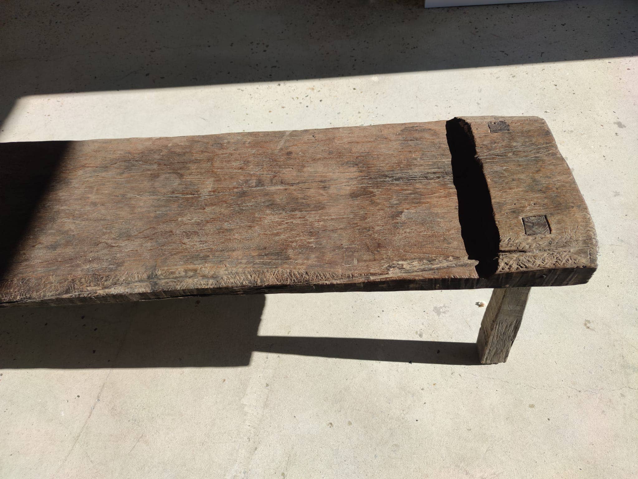 Office Objets - Wholesale Bench - Very large antique teak bench H:50cm L:2m0625