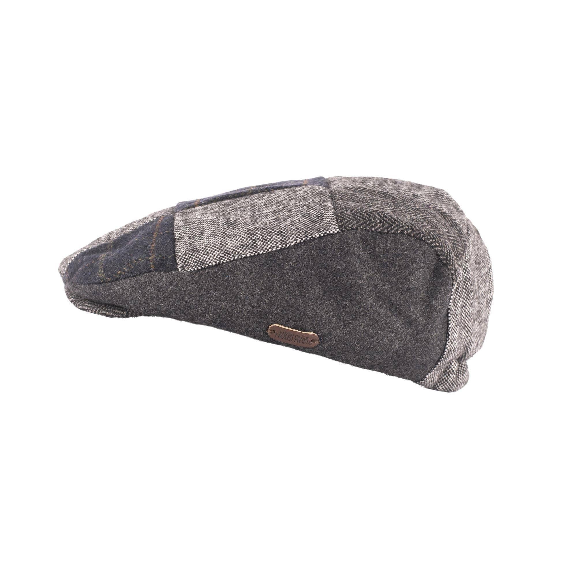 Heritage Traditions - Wholesale Flatcap - Men's - Tweed Patchwork Flat Cap