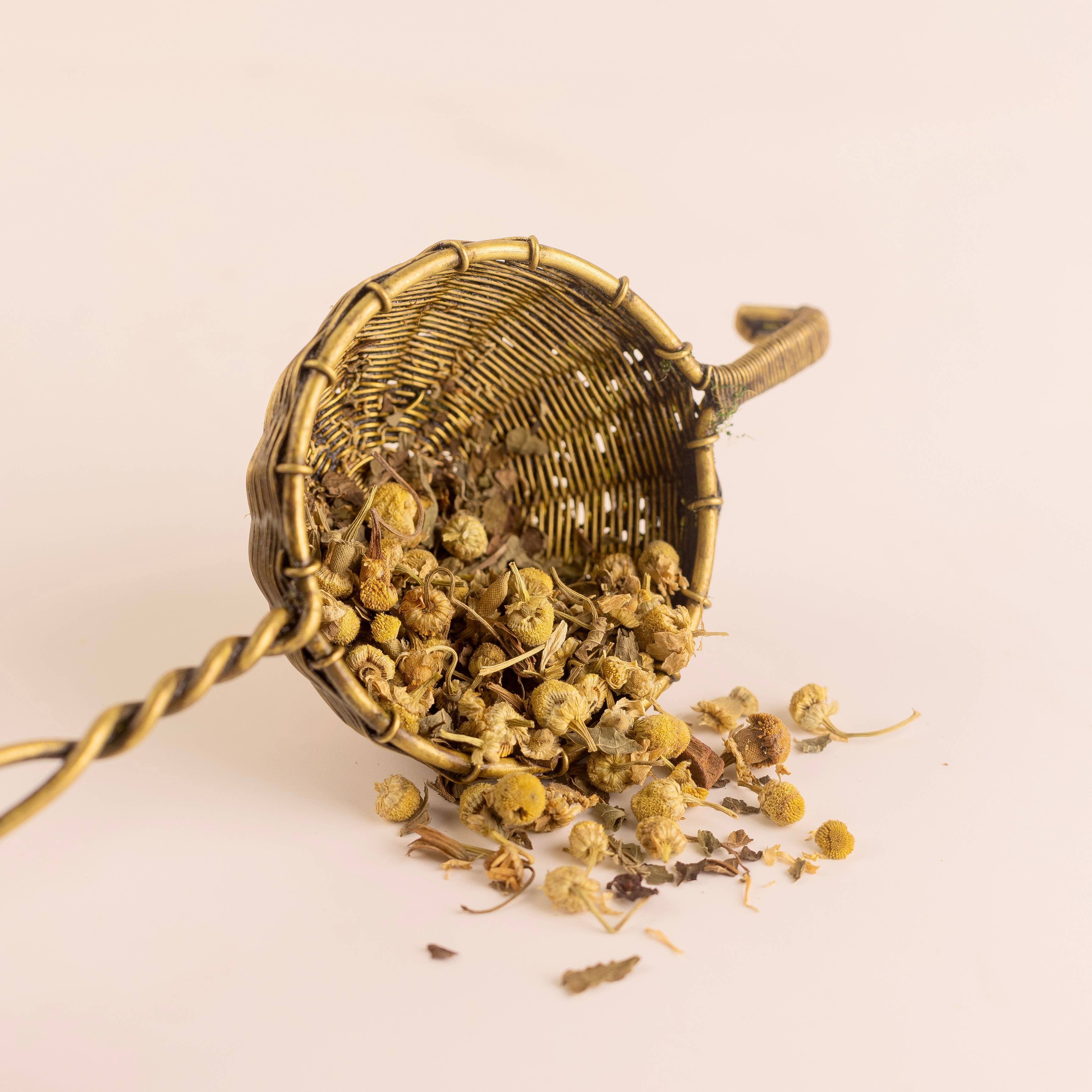 AyurSome Wellness - Wholesale Loose Tea - Organic Chamomile tea blend - Calm-In-A-Teacup - loose leaf1