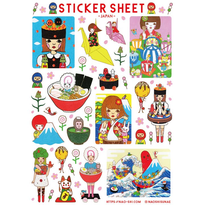 Naoshi - Wholesale Sticker - 【Sticker Sheet】JAPAN