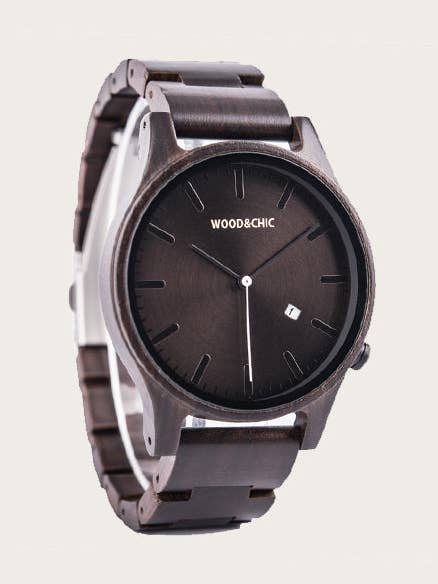 Men's Wooden Quartz Watch - Nashi for wholesale by Wood&Chic