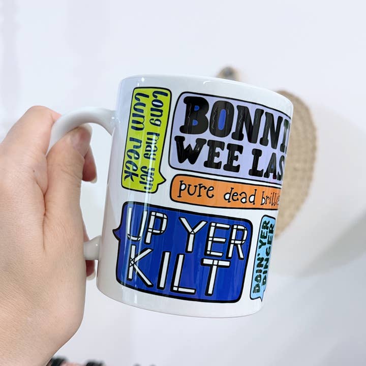 Cor Blimey - Wholesale Koffiemok - MOK MET SCHOTSE SPREUKEN, CADEAU VOOR LIEFHEBBERS VAN SCHOTLAND