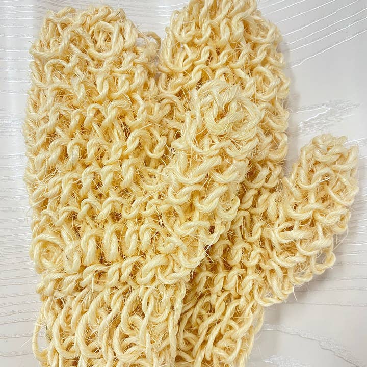 MadebyOmo - Wholesale Exfoliating Gloves/Mitts - Pair of Natural Exfoliating Gloves l Exfoliating Gloves l Zero Waste Gloves l Gloves for Exfoliating0