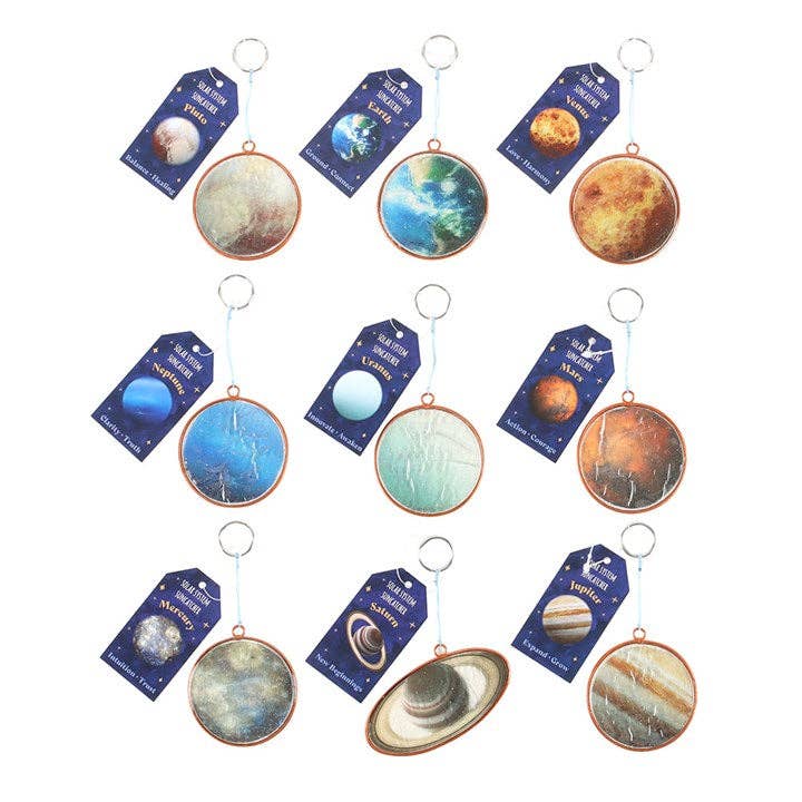 Something Different Wholesale - Wholesale Suncatcher - Set of 36 Solar System Planet Suncatchers on Display