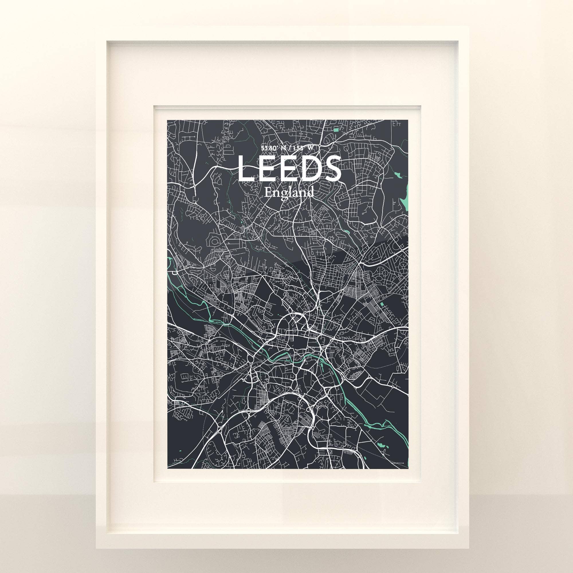 OurPoster.com – wholesale Poster – Leeds karta affisch173
