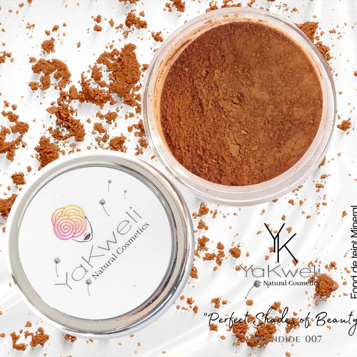 FOUNDATION - Splendid (Intense Kobber Brown) for engroshandel hos YAKWELI NATURAL COSMETICS