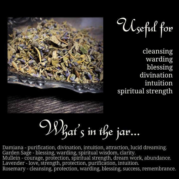 of Forest and Fae - Wholesale Meditation Supplies - Cleansing Spellwork Herb Blend • Blessing Herbs • Witchcraft