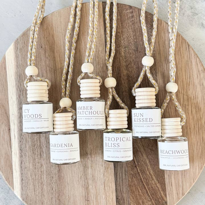 Spirit Glow Home & Body Essentials - Wholesale Car Freshener - Unisex - Moonflower Nectar Hanging Car Diffuser1