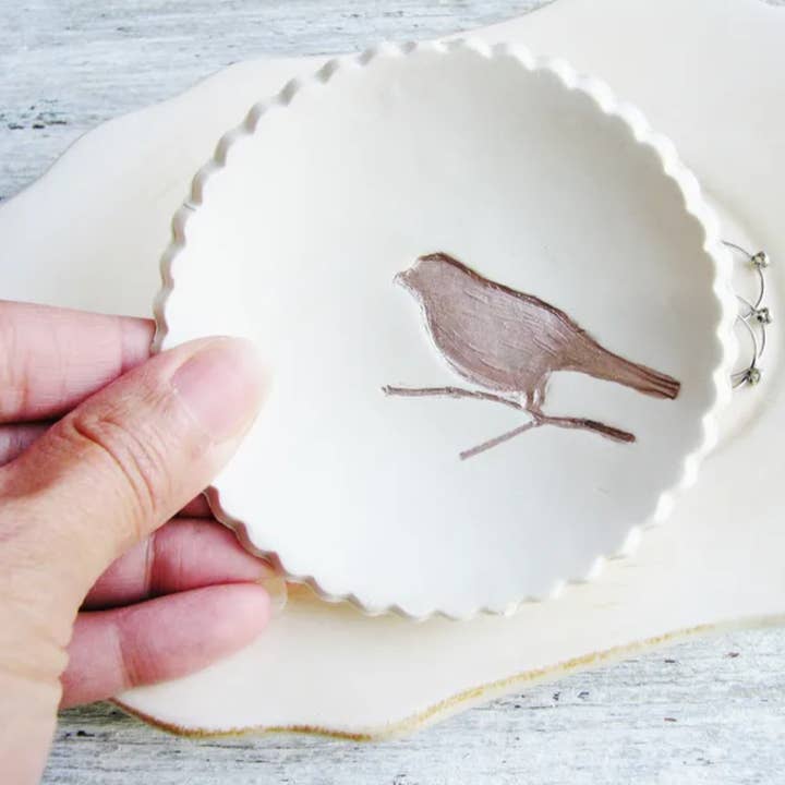 KateeMarie - Wholesale Jewelry Dish - Rose Gold Sparrow Ring Dish