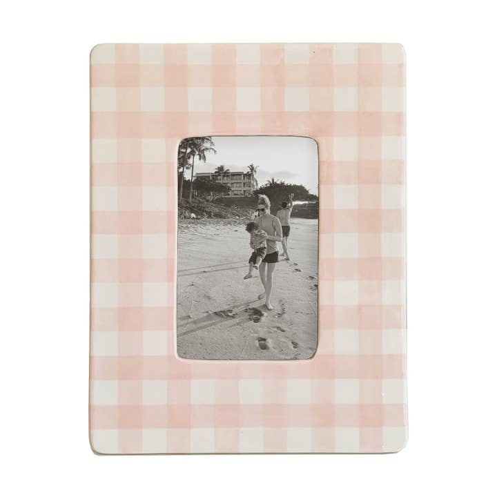 Lo Home | Ruby Clay - Wholesale Picture frame - Gingham Photo Frame3