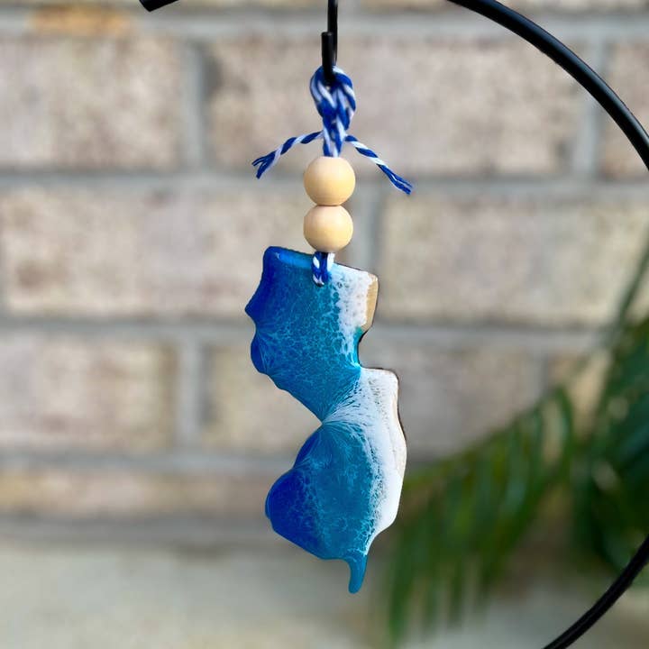 NMinnick Designs - Wholesale Ornament - New Jersey Beach Ornament0
