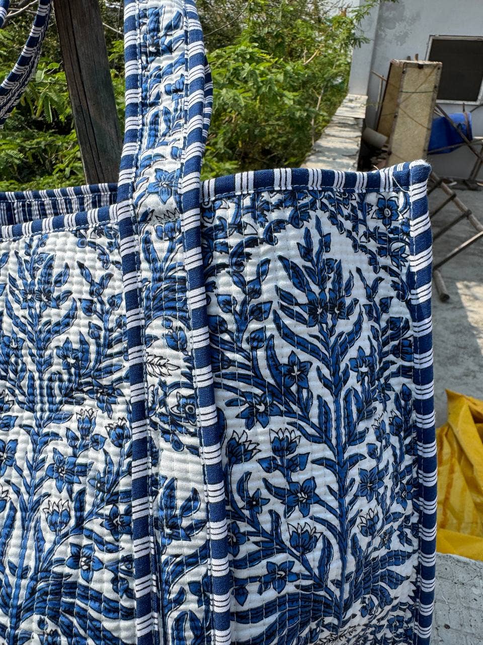 GYPSY STUDIO - Wholesale Shoulder Bag - Women's - Jhola Bag Cotton Quilted Grocery Bag Block Print Travel Bags1