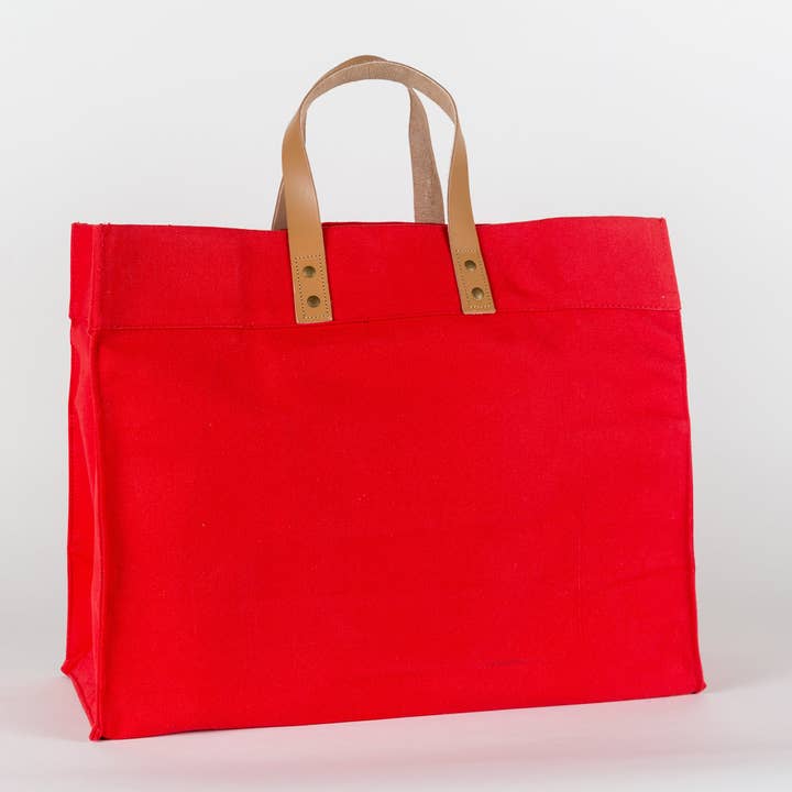 ShoreBags - Wholesale Tote bag – Women's - Box Tote Bag Canvas and Leather