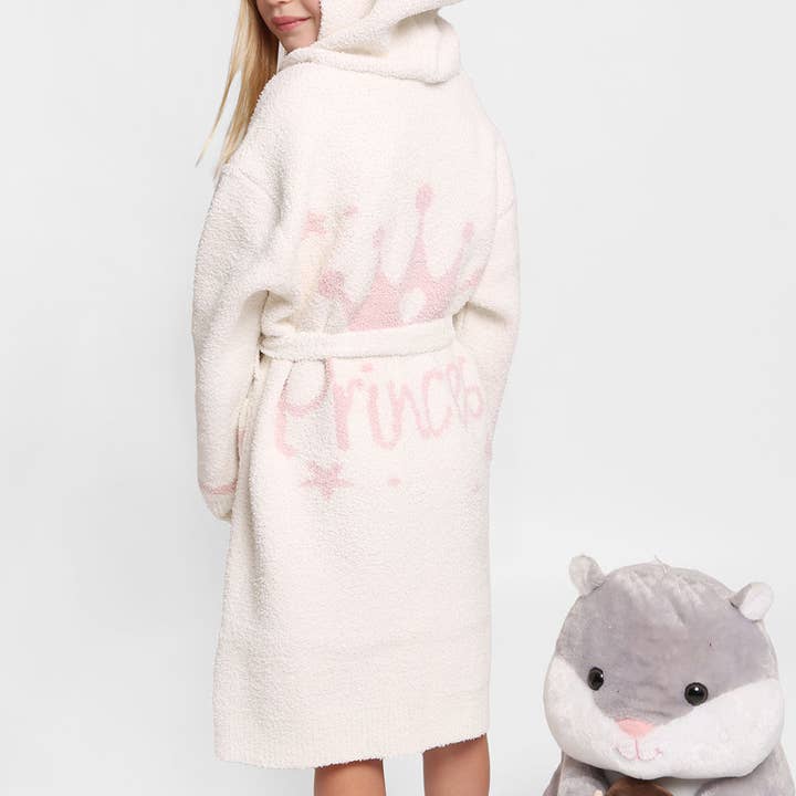 Fashion City - Wholesale Robe - Kids - Children's Multi Print Luxury Soft Hooded Robe7