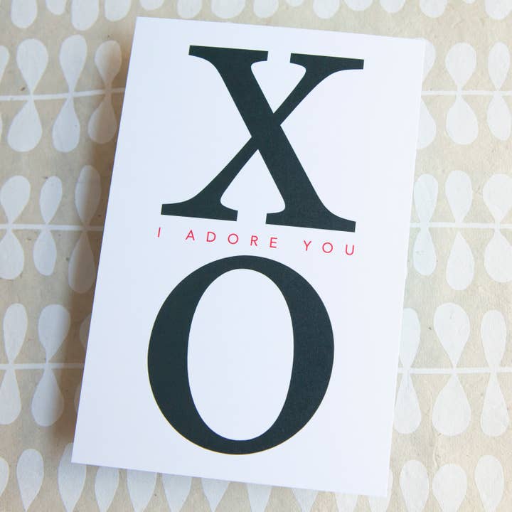 XO eu te adoro. por atacado de Banter by Greely Creative