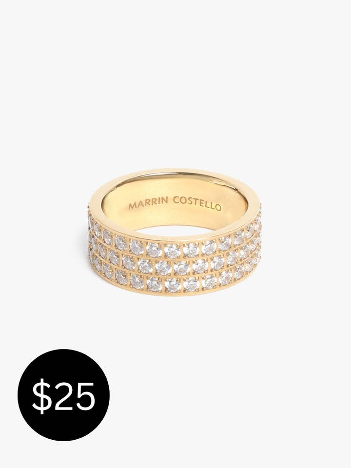 BIGGIE RING - pave - size 9 for wholesale by Marrin Costello