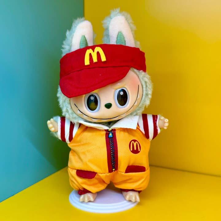 Labubu-outfit - Retro snabbmatsarbetaroutfit med skor för wholesale av Bewaltz