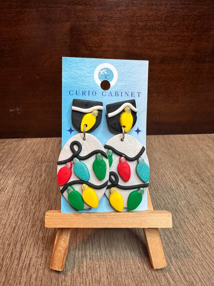 Lyskæde - Øreringe af Polymer Ler for engroshandel hos Curio Cab