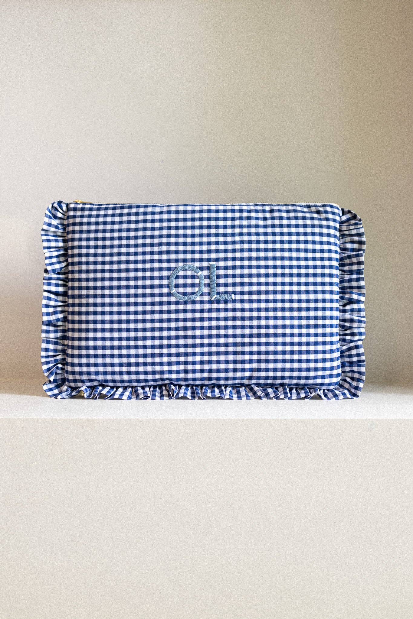 Noa de Cajou - Wholesale Laptop/Tablet Case - Women's - Computer case - Vichy Navy Froufrou SMALL0