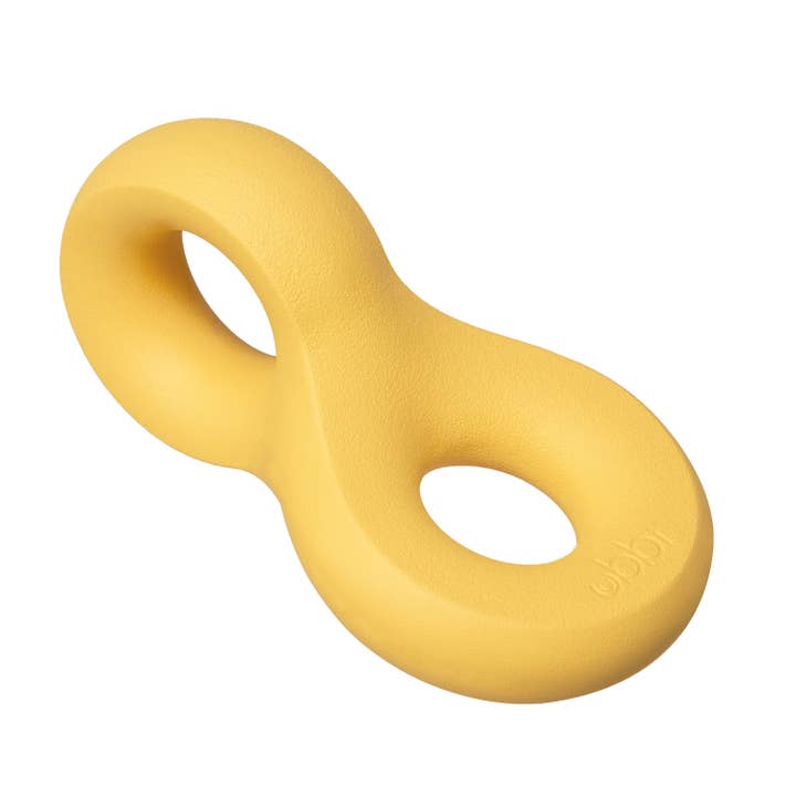 Yellow Dog Chomp Toy for wholesale by Ubbi