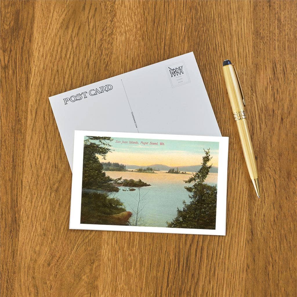 Found Image Press - Wholesale Postcard - Postcard WA-140 San Juan Islands, Puget Sound1