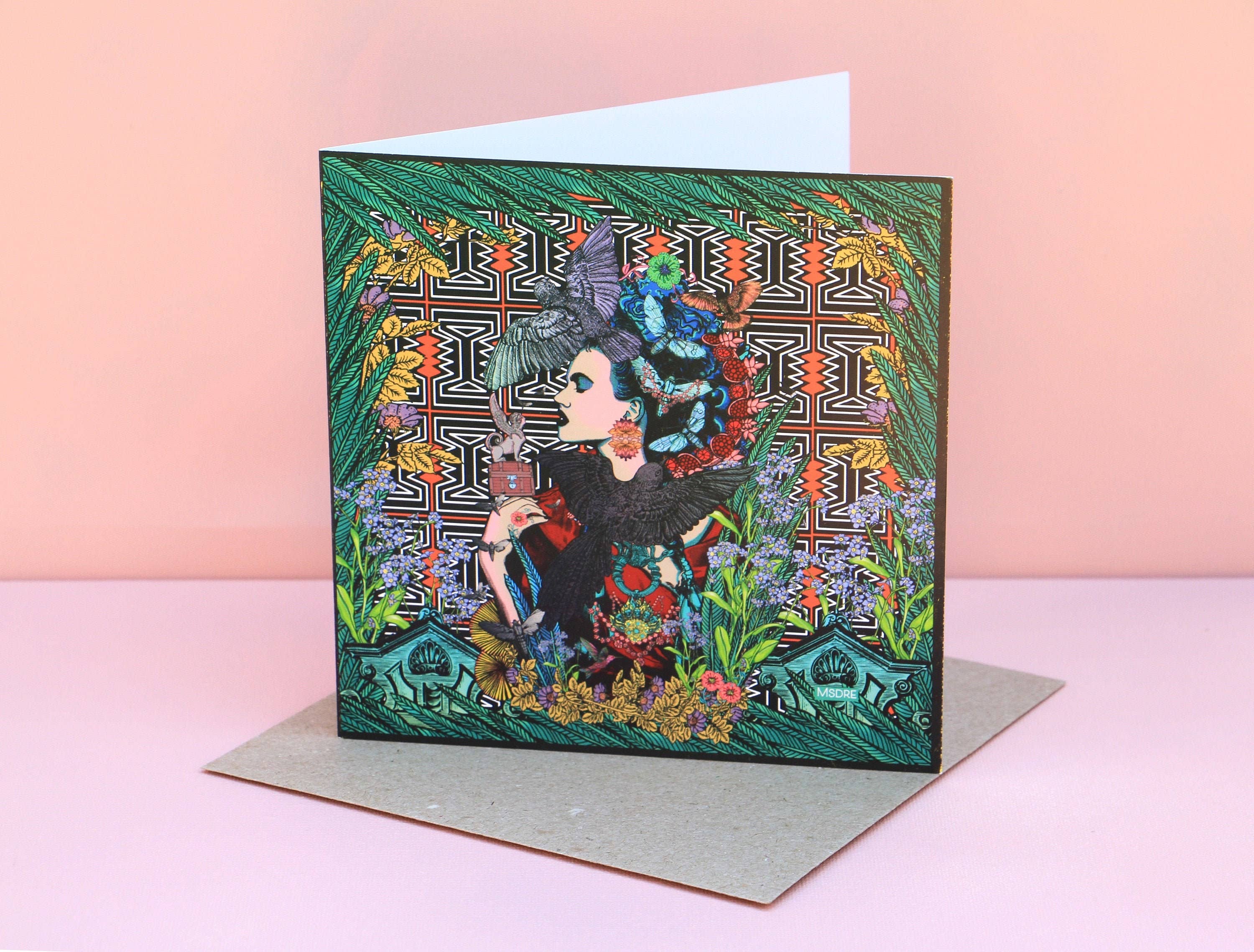 Msdre - Wholesale Everyday Greeting Card - Pandoras Box Greek Myth Goddess Msdre Greetings Card 15cm