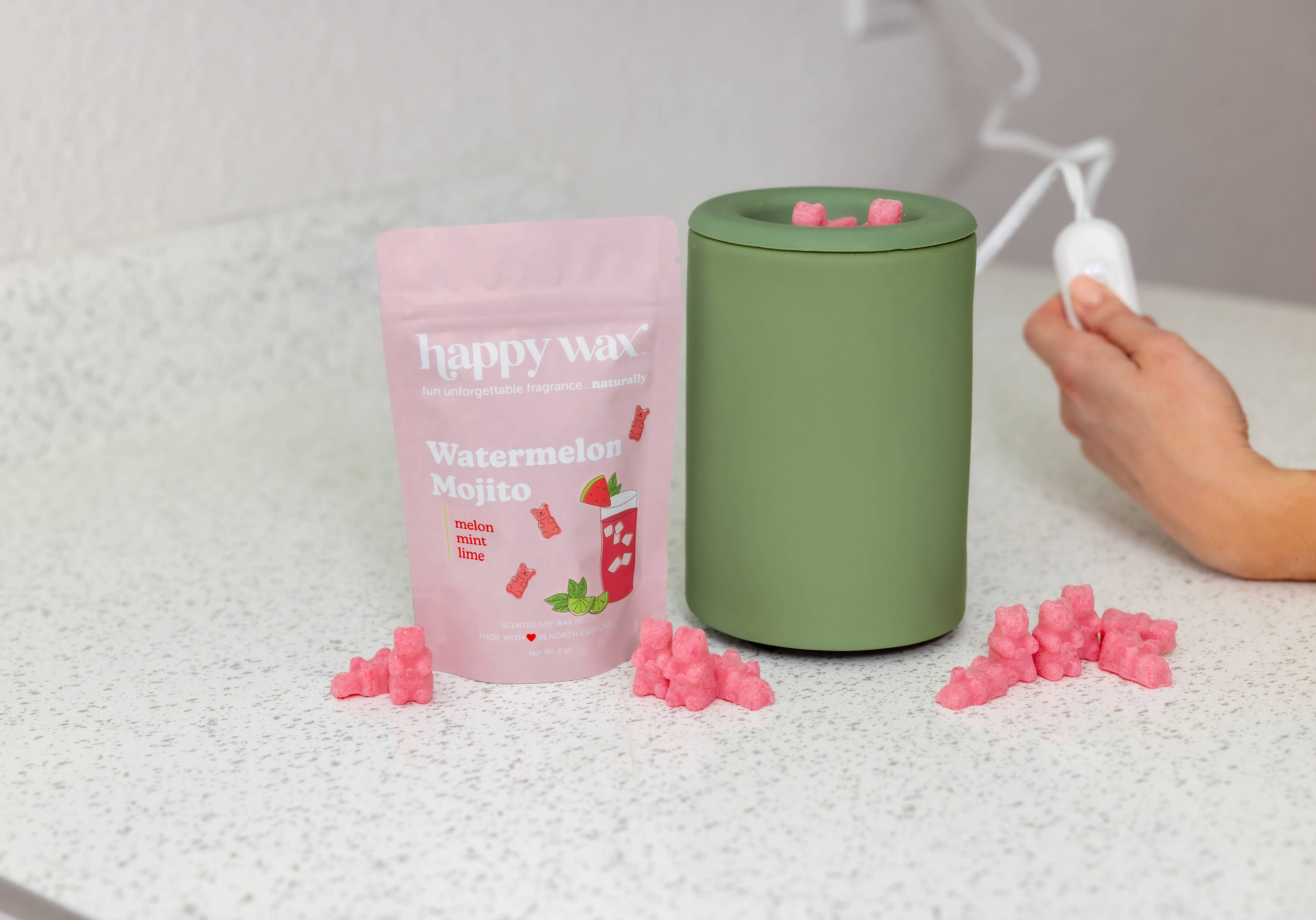 Happy Wax – wholesale Wax melt – Watermelon Mojito Wax Melts - 4 oz or 8 oz Pouch2